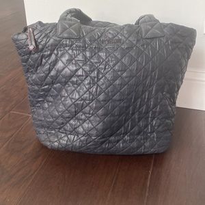 Mz Wallace black nylon metro tote